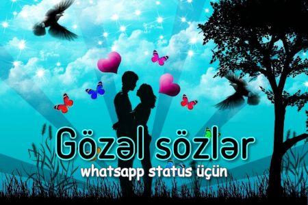 Gözəl sözlər - whatsapp statusda paylaşmaq üçün gözəl sözlər