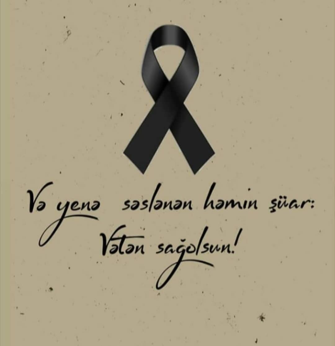 Və yenə səslənən həmin şüar: