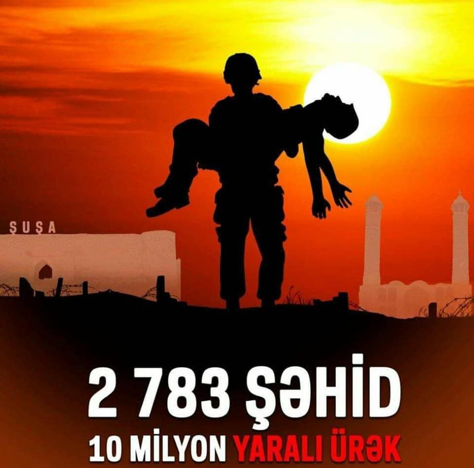 2783 Şəhid, 10 milyon yaralı ürək
