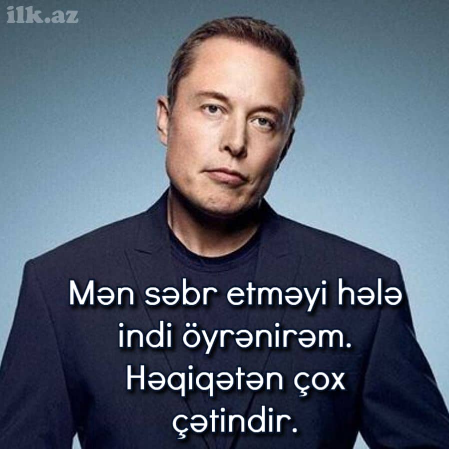 Elon Musk tərəfindən Qızıl Motivasiya sözləri