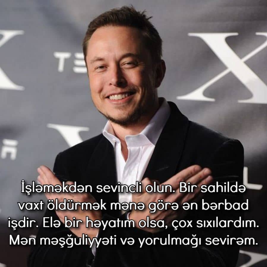 Elon Musk uğur sözləri