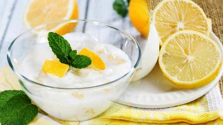 Limon və yoğurt