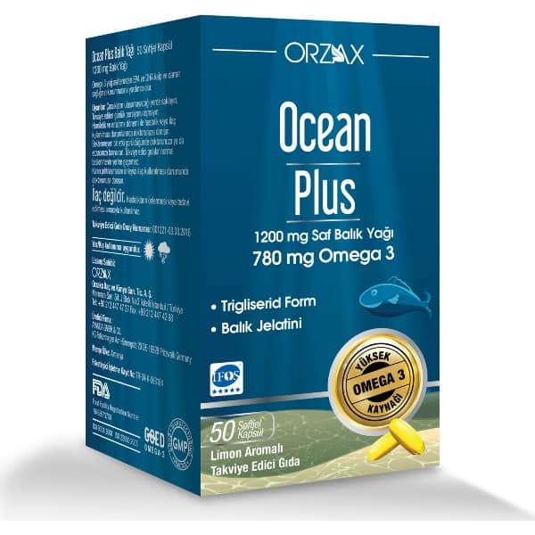 Ocean Plus 1200 mg Saf Balıq Yağı