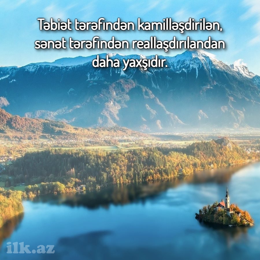 Təbiət gözəl sözlər