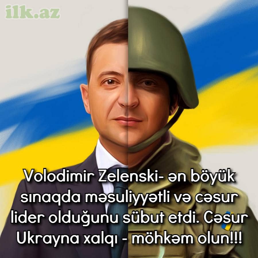 Yaşasın azad və müstəqil Ukrayna